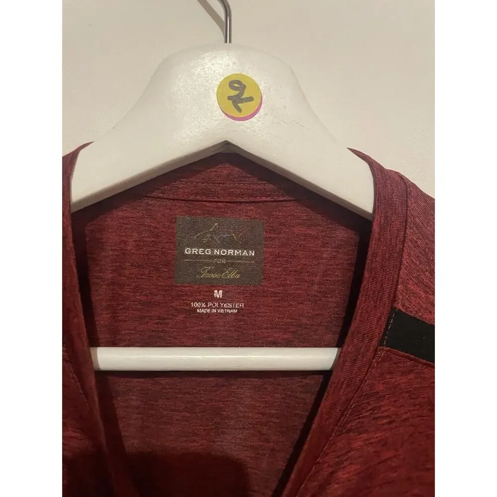 Greg Norman Men's Boysenberry Play Dry Dri‎ Fit Shirt - Size M